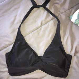 Athleta Black Swim Top 36 D/DD